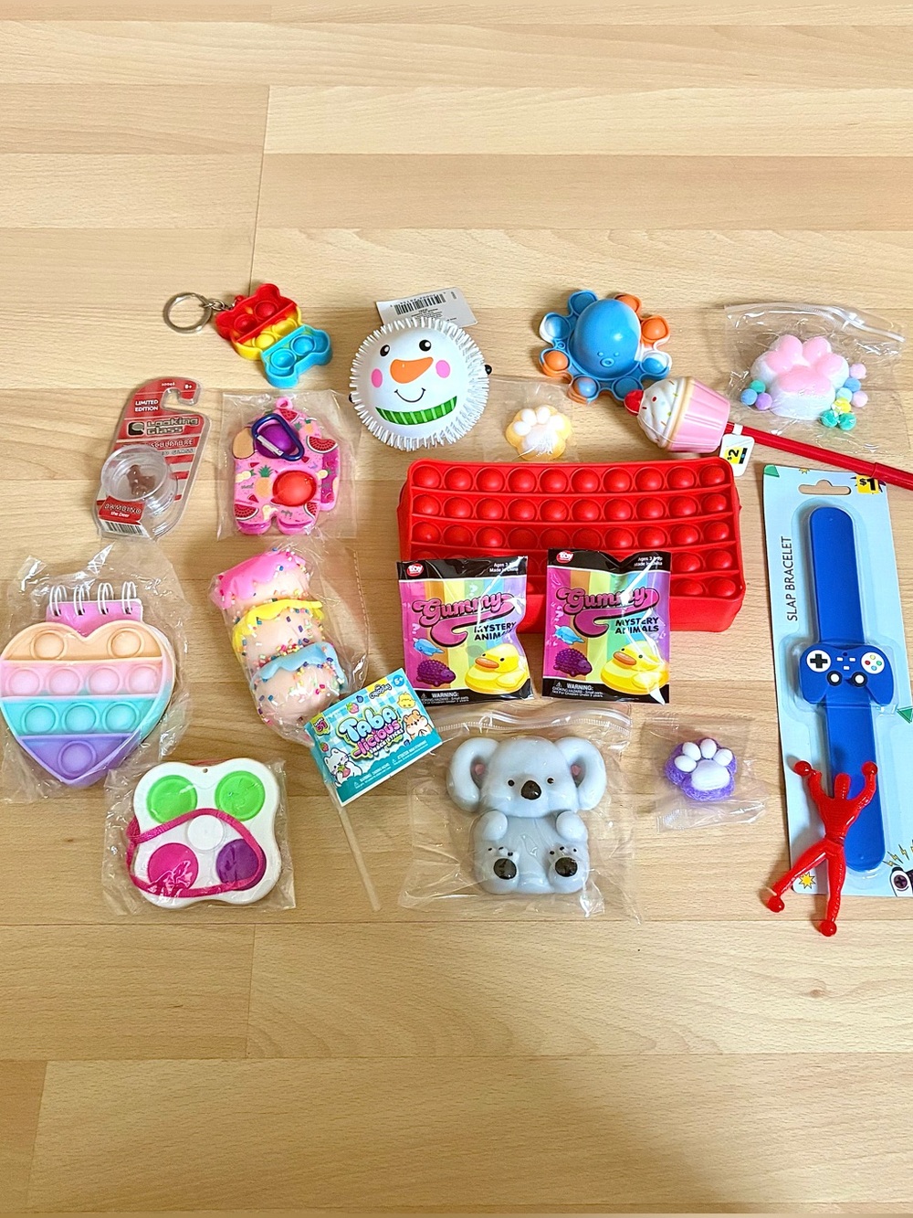 Fidget & Pop Its & Taba Squishy Sensory Toys Lot of 18